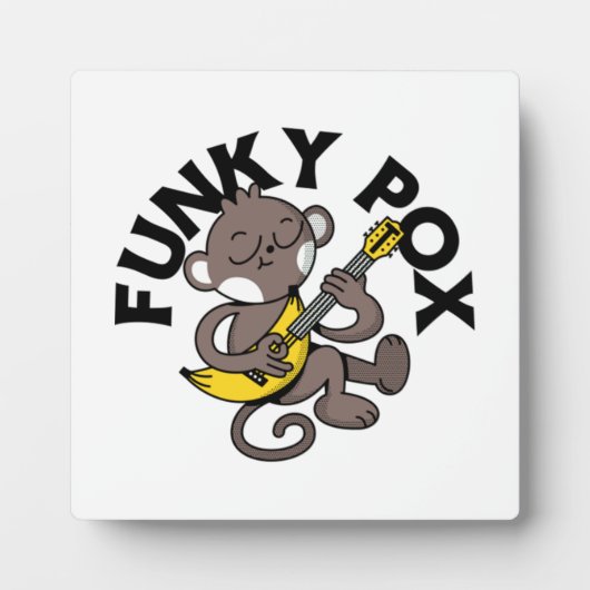 Apenpokken Funky Pox  Fotoplaat (Voorkant)