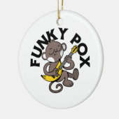 Apenpokken Funky Pox  Keramisch Ornament (Links)