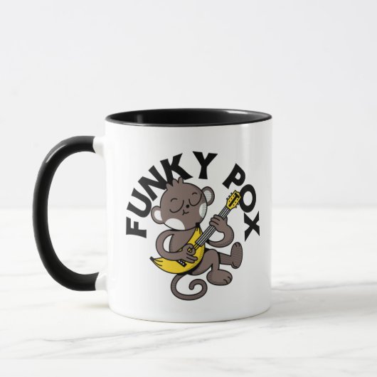 Apenpokken Funky Pox Mok (Links)