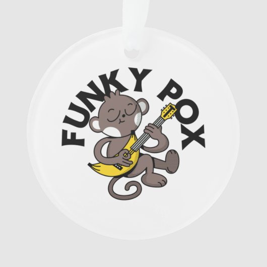 Apenpokken Funky Pox  Ornament (voorkant)
