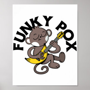 Apenpokken Funky Pox Poster