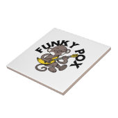 Apenpokken Funky Pox  Tegeltje (Zijkant)