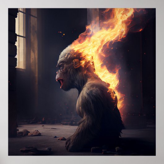 Apenposter Poster (Voorkant)