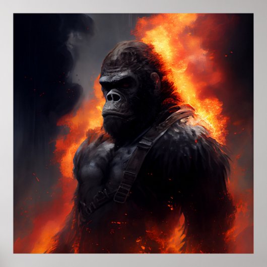 Apenposter Poster (Voorkant)