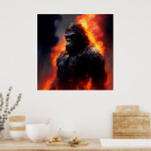 Apenposter Poster (Keuken)