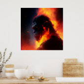 Apenposter Poster (Keuken)