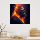 Apenposter Poster (Keuken)