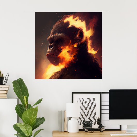 Apenposter Poster (Thuiskantoor)