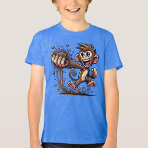 Apenrellen met Aapjeschaos Tri-Blend Shirt