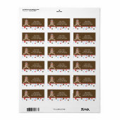 Apenretouradreslabels voor Apenapen Etiket (Full Sheet)