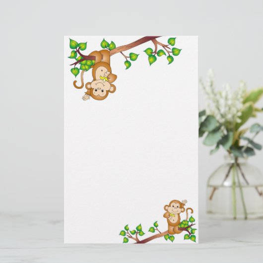 Apenstationery Briefpapier (Staand voorkant)