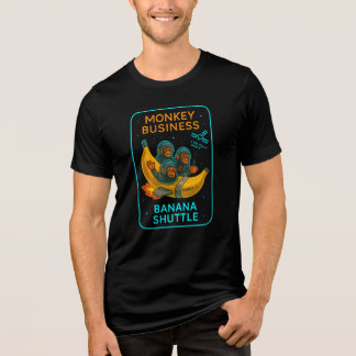 Apenstreken Banaan Shuttle Shirt – Grappige Ruimte