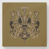 Apenstreken - KLEUR VERanderen / Stenen Onderzetter (Voorkant)