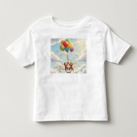 Apenstreken - Schattig leuk Kinder Shirts (Voorkant)