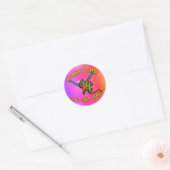 Apentijd! Laten we Oerwoud krijgen!! Ronde Sticker (Envelop)
