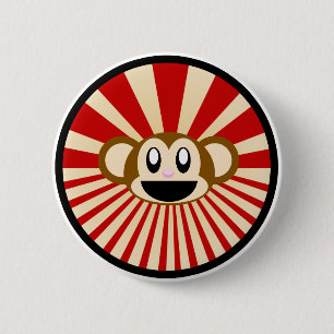 Apentoets! Ronde Button 5,7 Cm