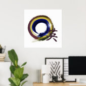 Aperature of Courage - Enso Poster (Thuiskantoor)