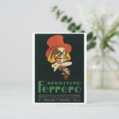 Aperitivo Ferrero Torino Italië  kunst Briefkaart (Staand voorkant)