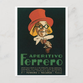 Aperitivo Ferrero Torino Italië  kunst Briefkaart