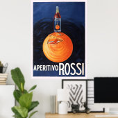 Aperitivo Rossi Poster (Thuiskantoor)