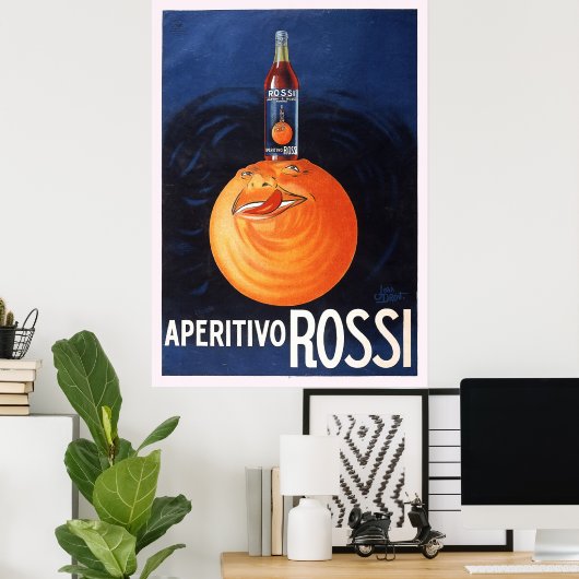 Aperitivo Rossi Poster (Thuiskantoor)
