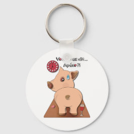 Apéro. (écrits en noir) sleutelhanger