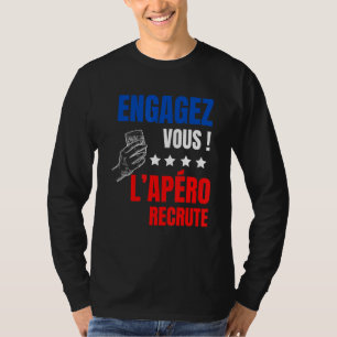 Apero Humor Alcohol die je amperitif bezorgt T-shirt