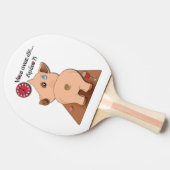 Apero! (zwart geschreven) tafeltennisbatje (Zijkant)