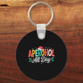 Aperohol All Day - Funny Christmas Spritz  Sleutelhanger (Voorkant)