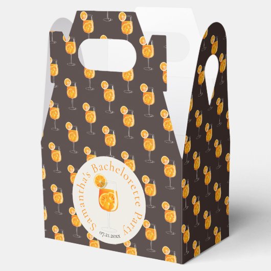 Aperol Bachelorette Party Favoriet Box Bedankdoosjes (Geopend)
