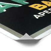 APEROL BARBIERI Italiaans Aperitif Cocktail Liqueu Poster (Hoek)