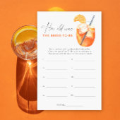 Aperol cocktail - Hoe oud was de bruid om te spele