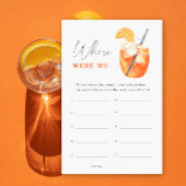 Aperol cocktail vrijgezellenfeest Waar waren we sp