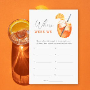 Aperol cocktail vrijgezellenfeest Waar waren we sp