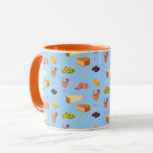 Aperol en Kaas Patroon Mok (Voorkant links)