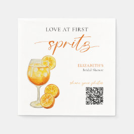 Aperol Liefde op het Eerste Bruisende Bruiloftsfee Servet