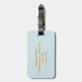 Aperol O'Clock Bagagelabel (Achterkant verticaal)