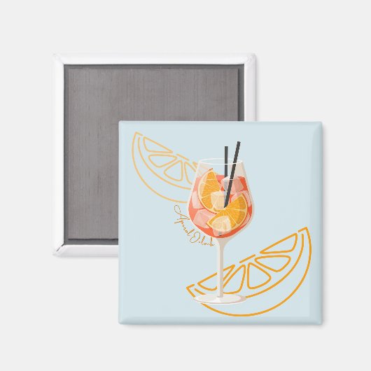 Aperol O'Clock Magneet (Voorkant / Achterkant)