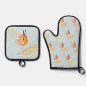 Aperol O'Clock Ovenwant & Pannenlap Set (Voorkant)