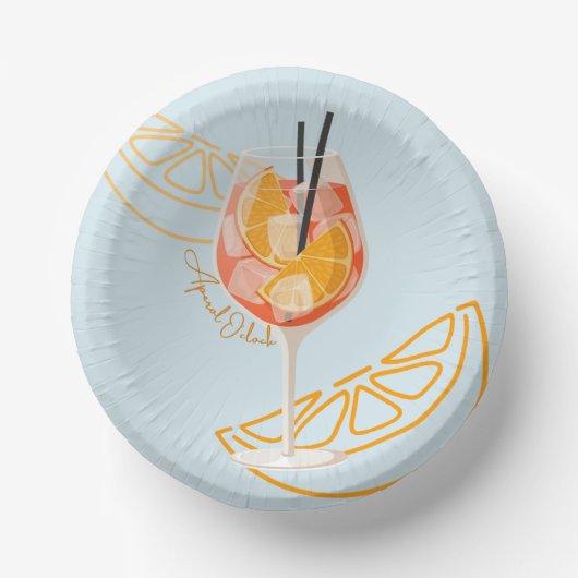 Aperol O'Clock Papieren Kommen (Voorkant)