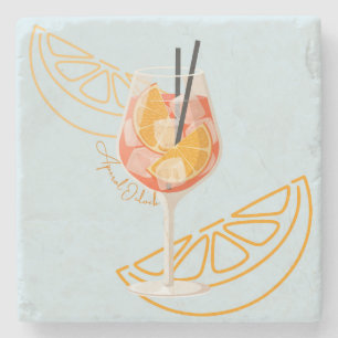 Aperol O'Clock Stenen Onderzetter