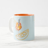 Aperol O'Clock Tweekleurige Koffiemok (Voorkant links)