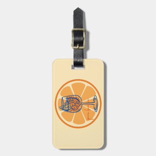 Aperol per favore bagagelabel (Voorkant verticaal)