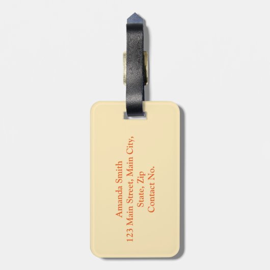 Aperol per favore bagagelabel (Achterkant verticaal)