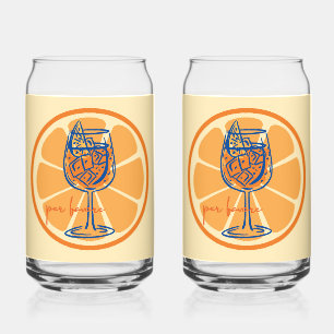 Aperol Per Favore Blikvorm Glas