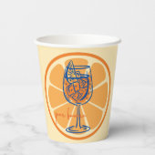 Aperol per favore papieren bekers (Achterkant)