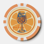 Aperol Per Favore Poker Chips (Voorkant)