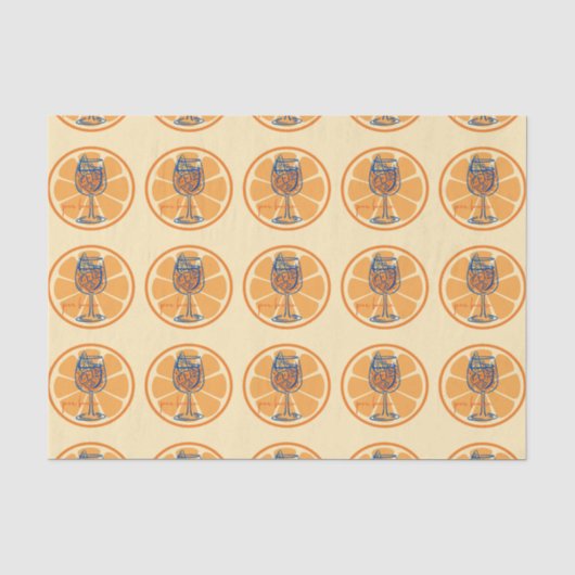 Aperol per favore tissuepapier (Voorkant)