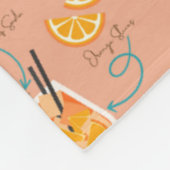 Aperol Recept Fleece Deken (Hoek)