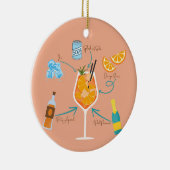 Aperol Recept Keramisch Ornament (Rechts)